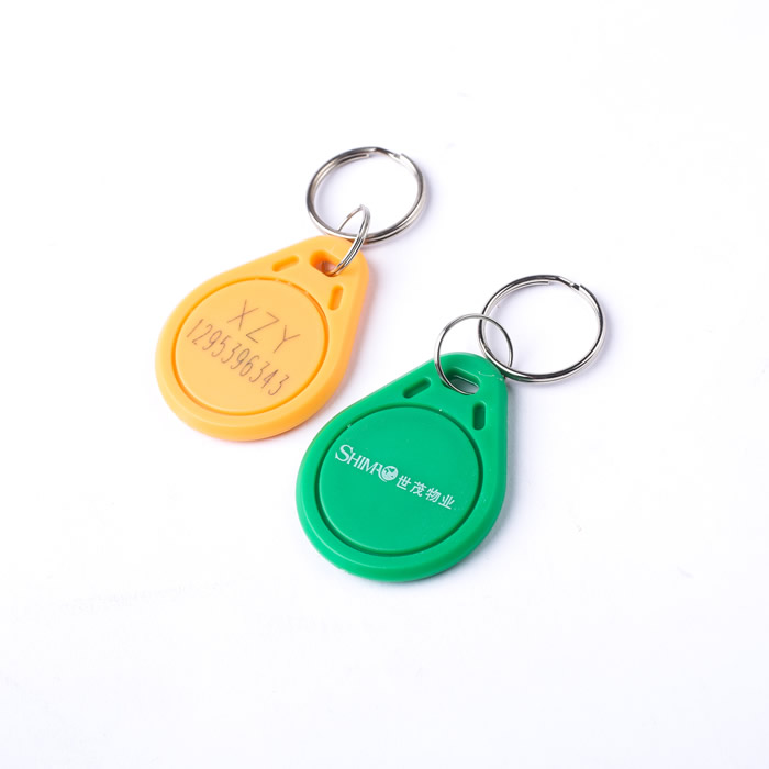 Factory Wholesale Contactless UID Printable ABS 13.56 MHZ Keyfob